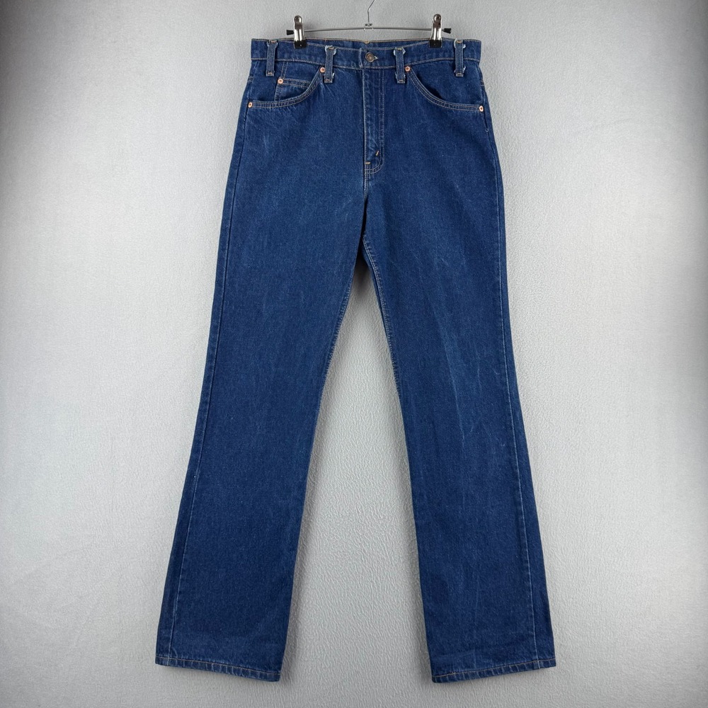 Vintage Levis Jeans Mens 33x33 (Fits 32x32) 517 Bootcut Talon Zip Made in USA